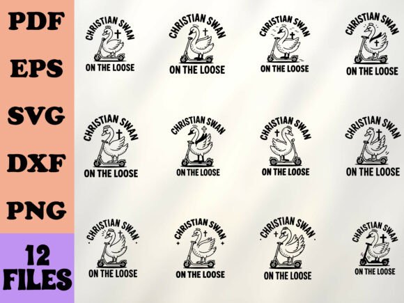 Christian Goose on the Loose Funny SVG Graphics and Crafts Review