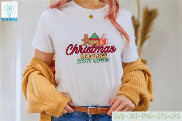 Christmas Calories Dont Count Funny SVG Graphics and Crafts