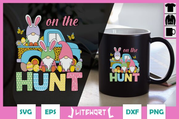 Easter Gnomes on the Hunt Funny SVG