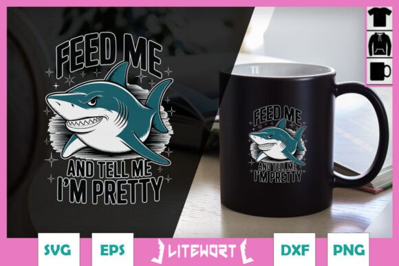 Feed Me and Tell Me I m Pretty Funny SVG