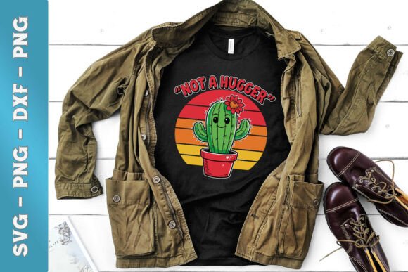 Not a Hugger Happy Cactus Funny SVG Graphics and Crafts Review