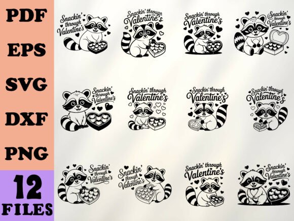 Snackin’ Through Valentine’s Funny SVG Graphics for Crafts